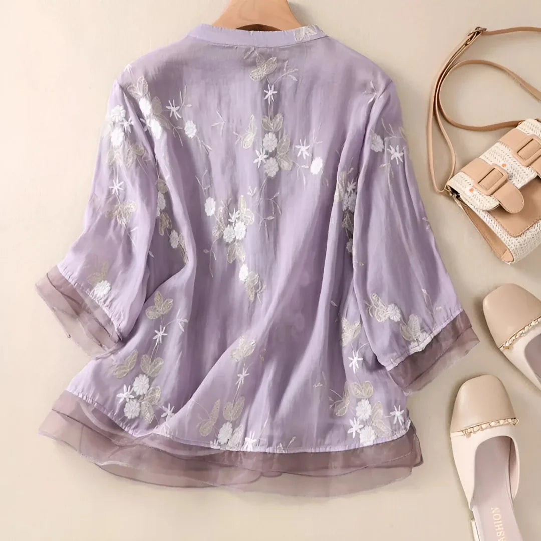 Alexandra™ | Blouse brodée