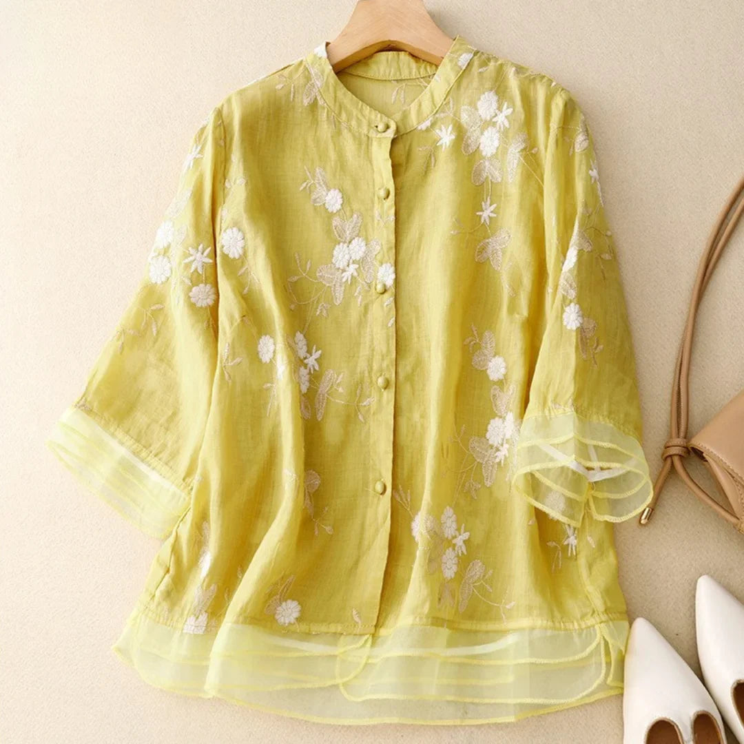 Alexandra™ | Blouse brodée