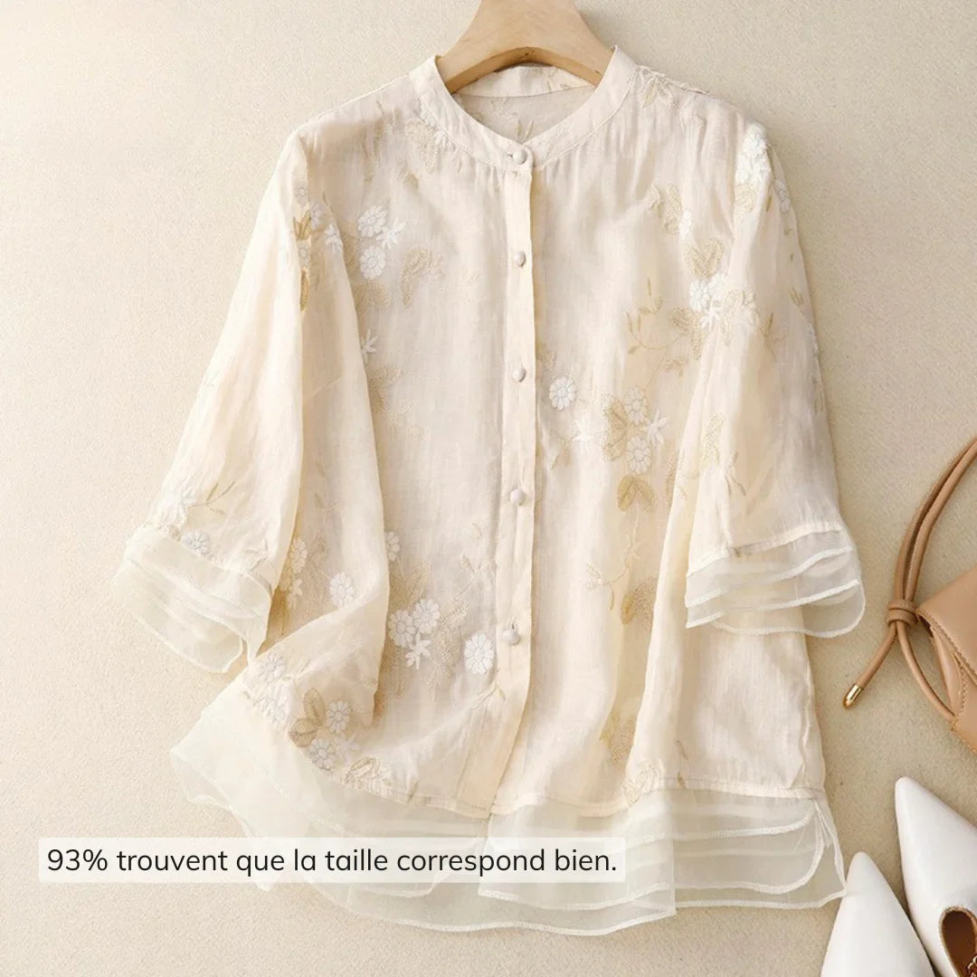Alexandra™ | Blouse brodée