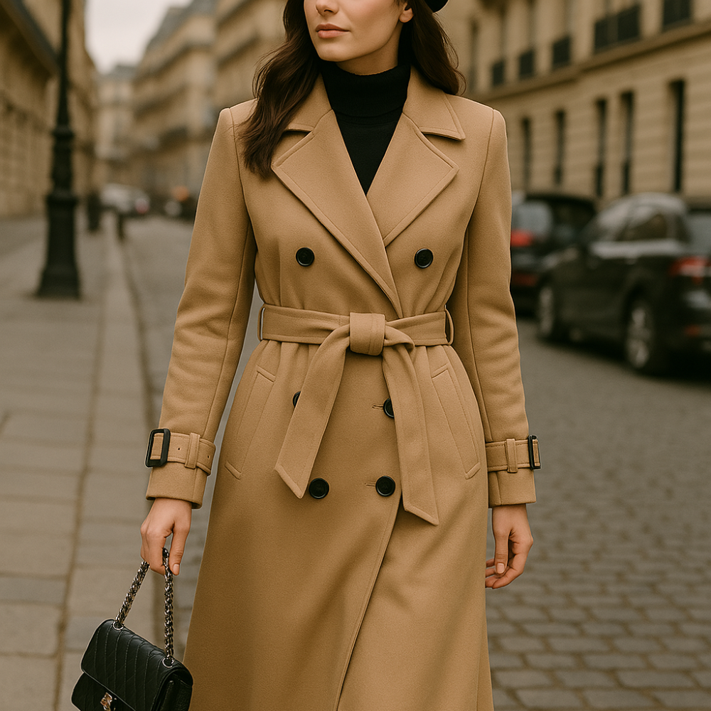 Clara™ | Trench ceinturé élégant