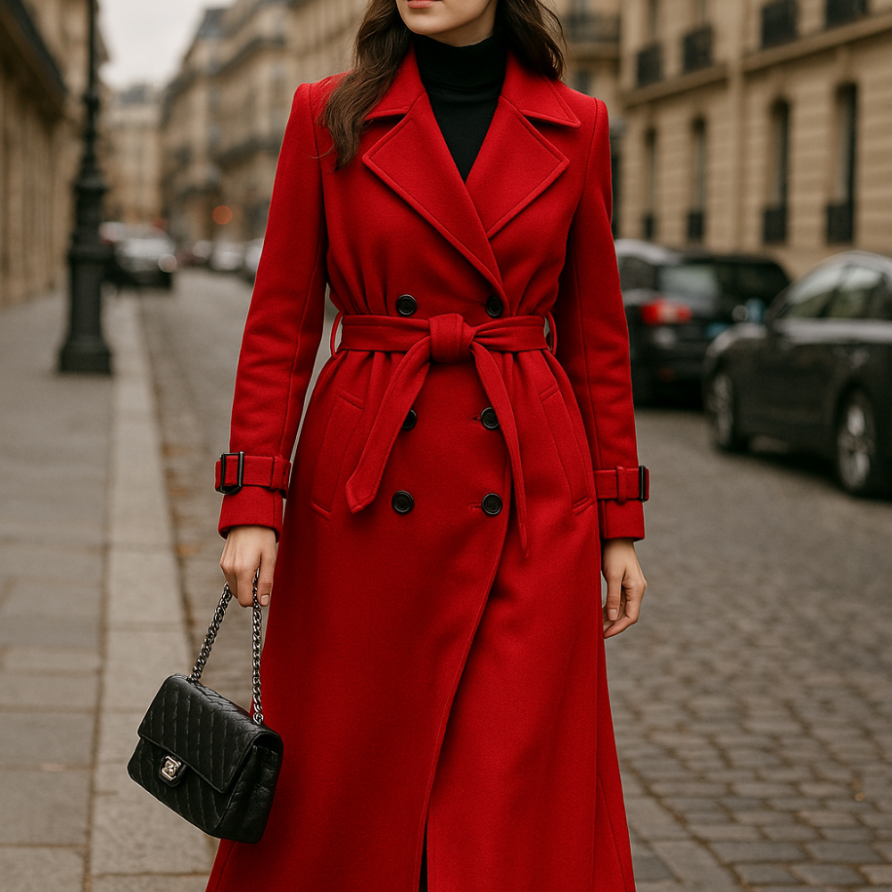 Clara™ | Trench ceinturé élégant