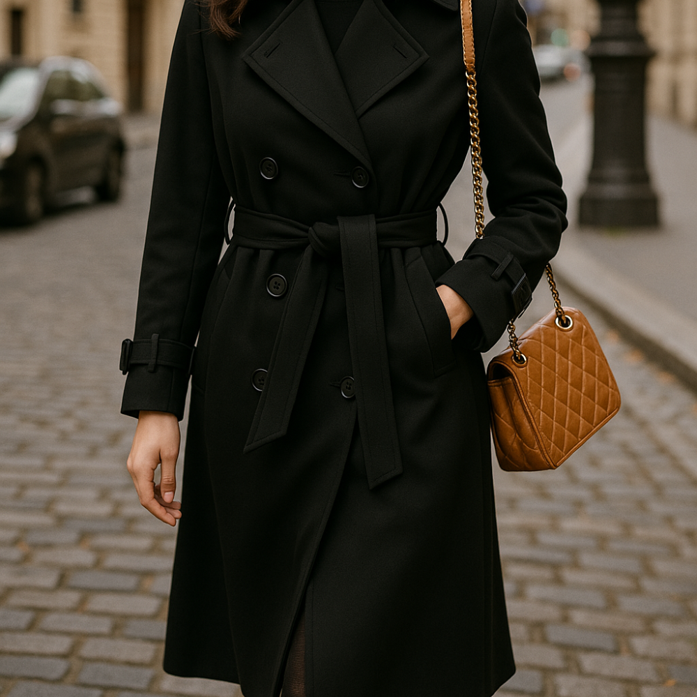 Clara™ | Trench ceinturé élégant