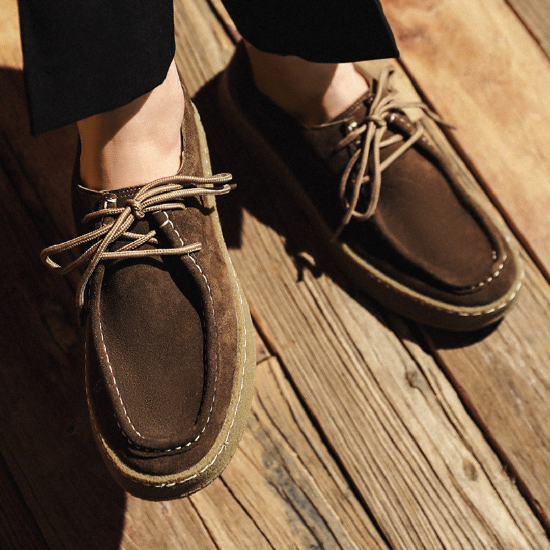 Riviera Paris™ | Chaussures de ville en daim haut de gamme
