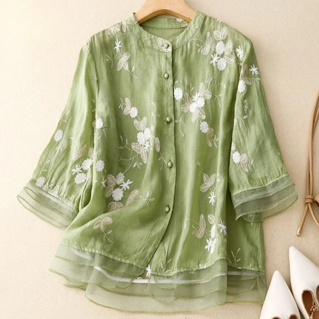 Alexandra™ | Blouse brodée