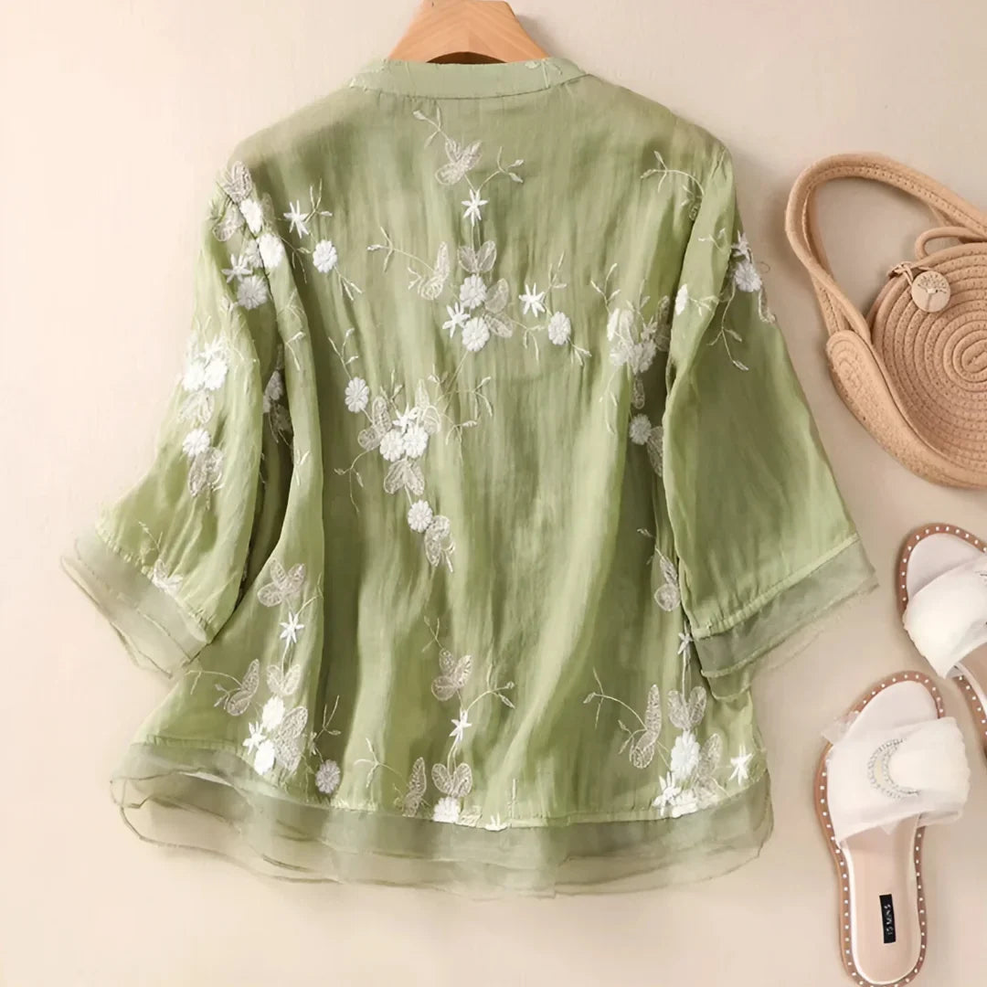 Alexandra™ | Blouse brodée