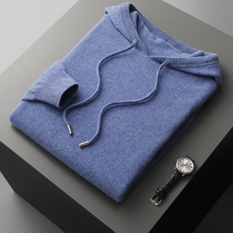 Riviera Paris™ | PULL À CAPUCHE 100% CACHEMIRE