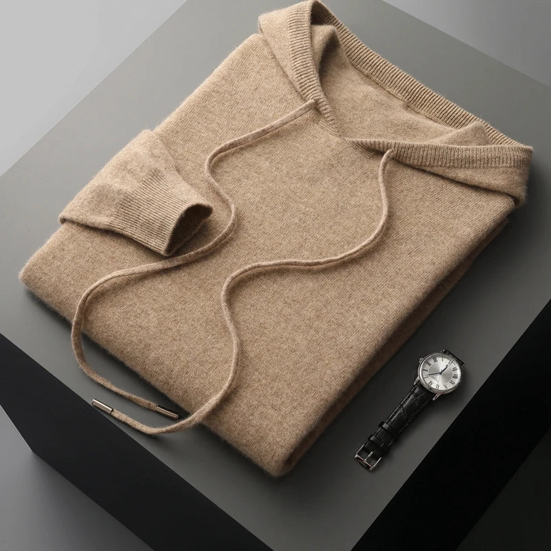 Riviera Paris™ | PULL À CAPUCHE 100% CACHEMIRE