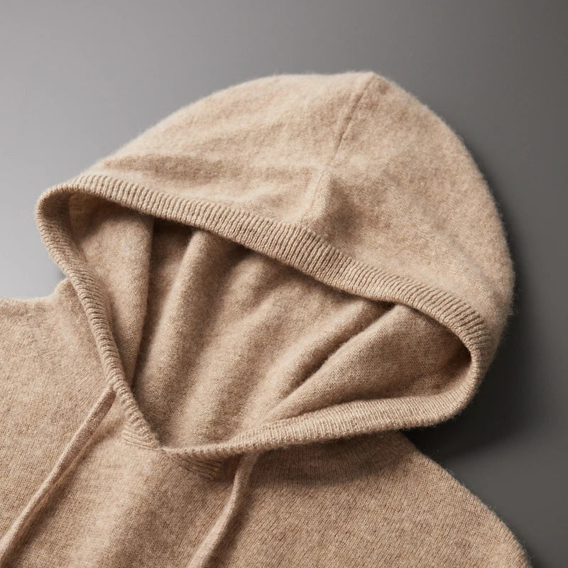 Riviera Paris™ | PULL À CAPUCHE 100% CACHEMIRE