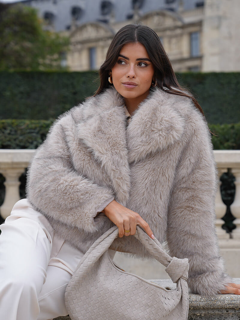 Riviera Paris™ | Manteau Fausse Fourrure Jenna