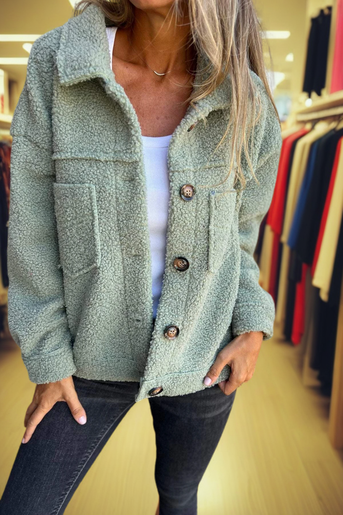 Sarah™ | Veste en Laine d'Agneau