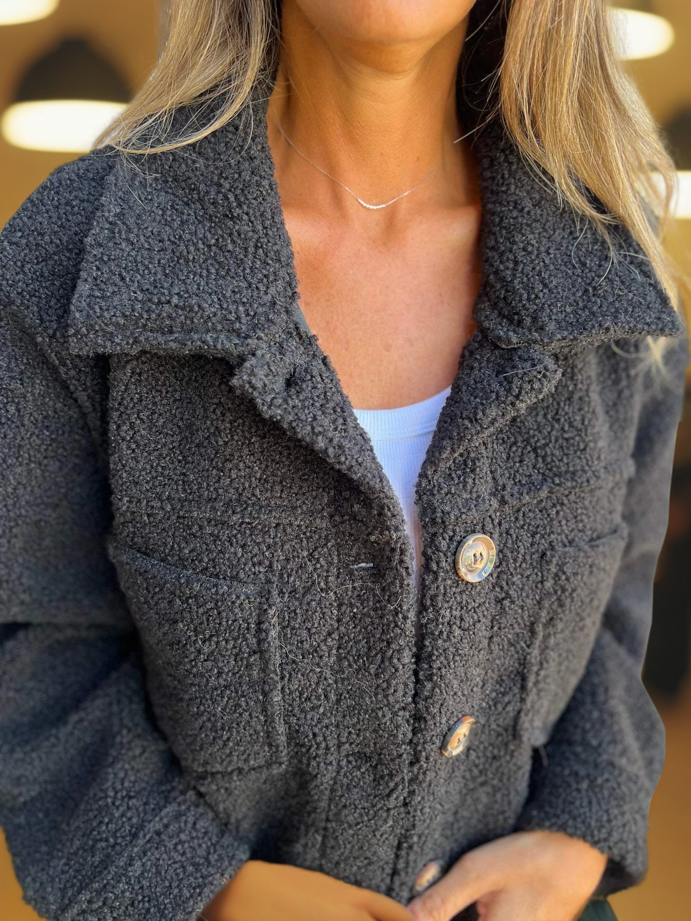 Sarah™ | Veste en Laine d'Agneau