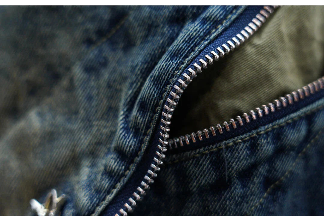 Aaron™ | Pantalon Baggy Denim avec Ceinture