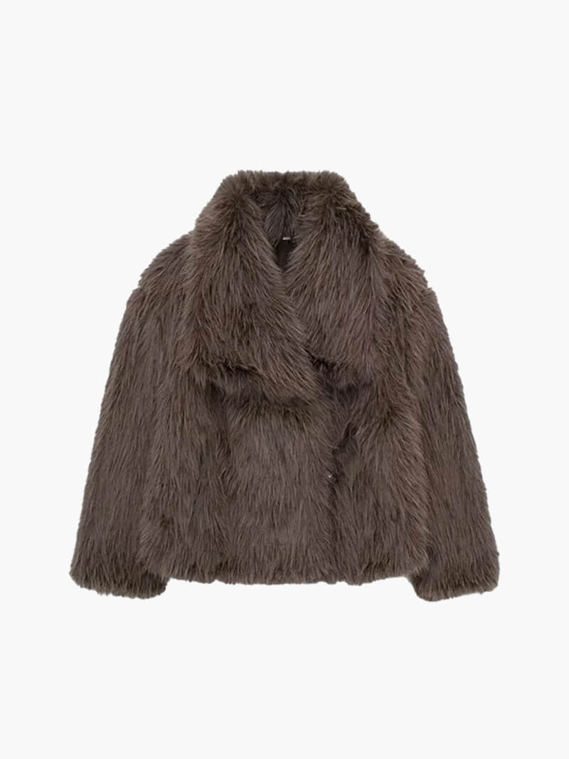 Riviera Paris™ | Manteau Fausse Fourrure Jenna