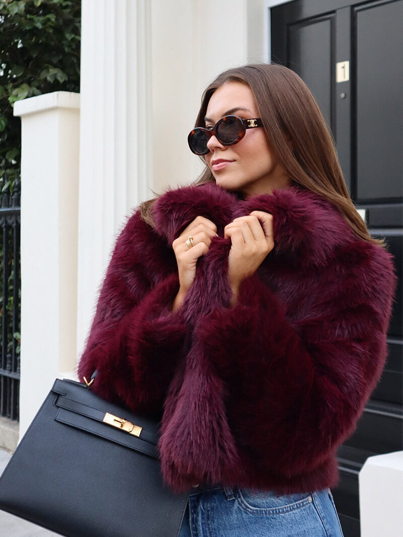 Riviera Paris™ | Manteau Fausse Fourrure Jenna