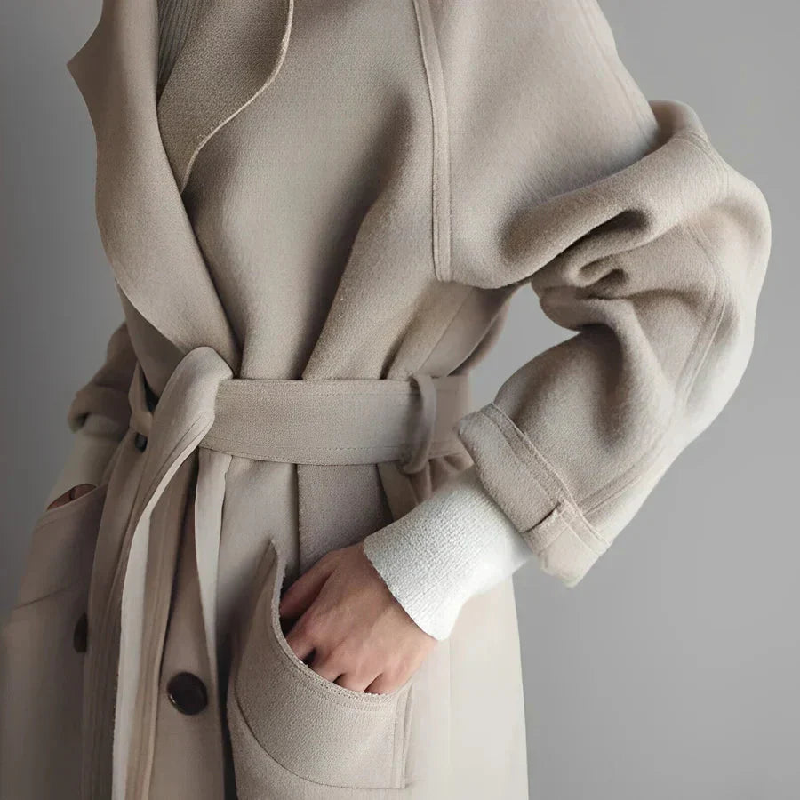 Chantal™ | Luxe Manteau en Laine