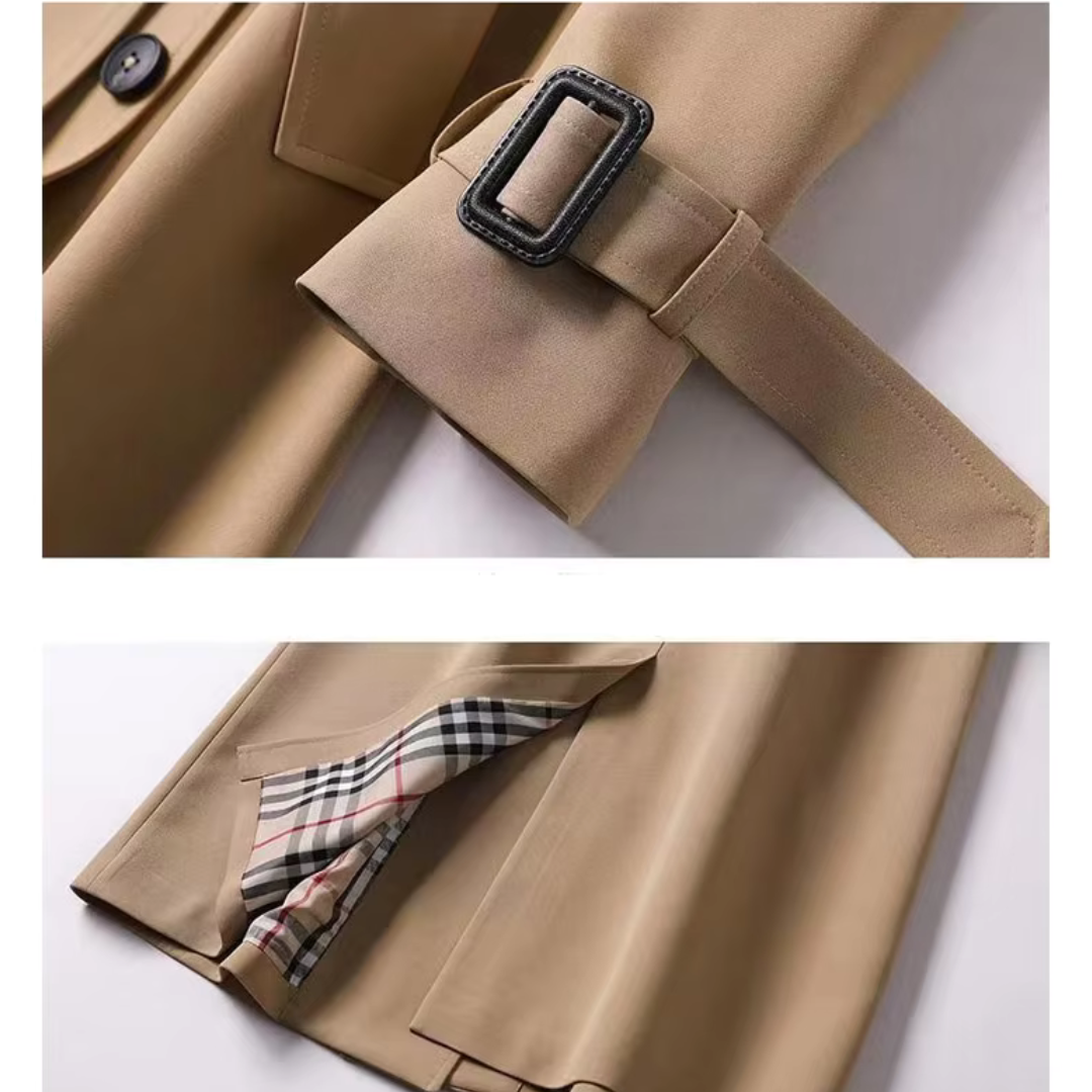 Clara™ | Trench ceinturé élégant