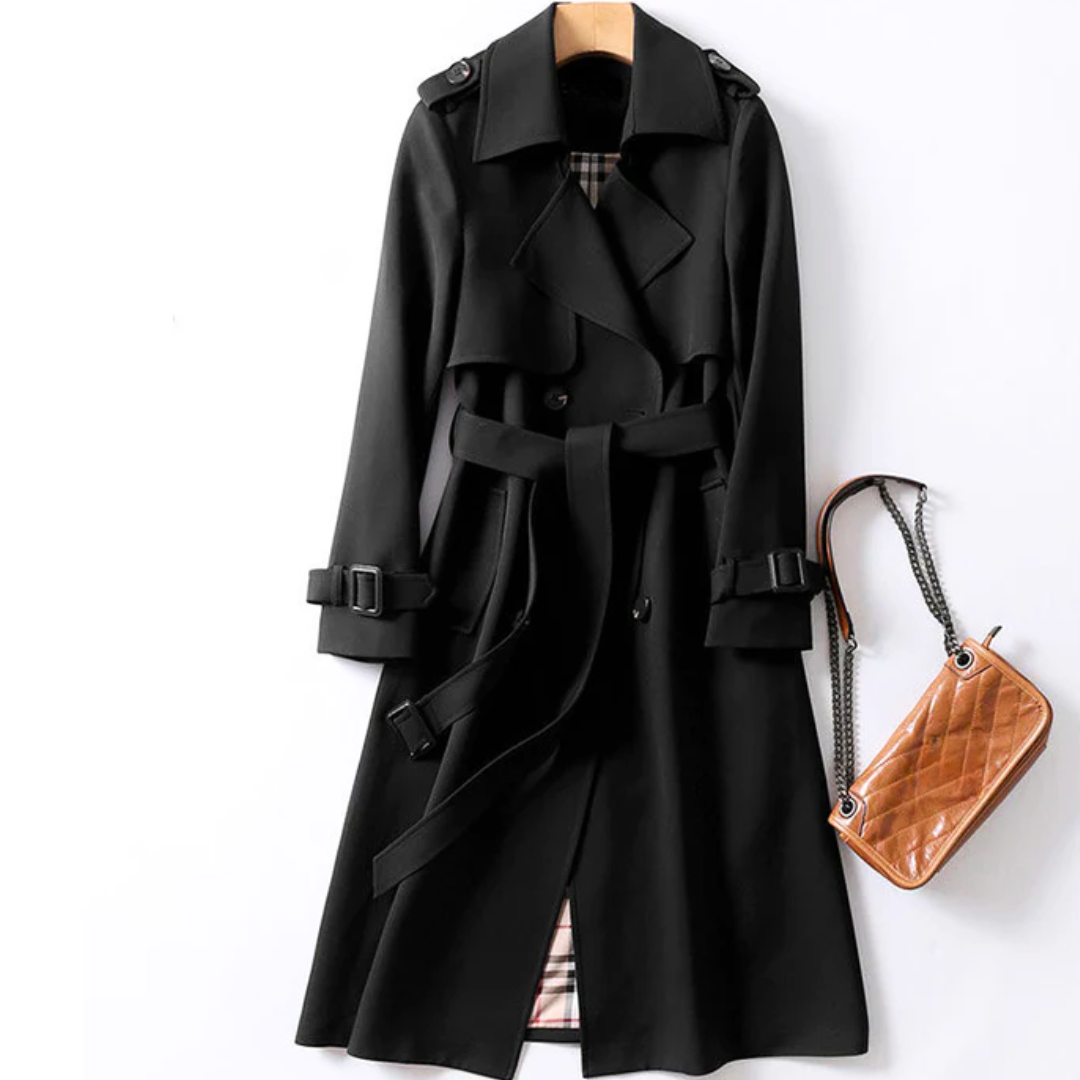 Clara™ | Trench ceinturé élégant