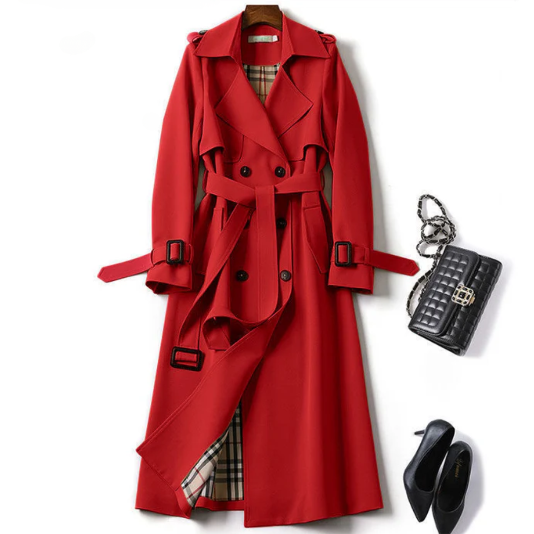 Clara™ | Trench ceinturé élégant