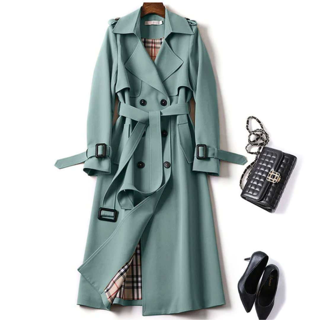Clara™ | Trench ceinturé élégant