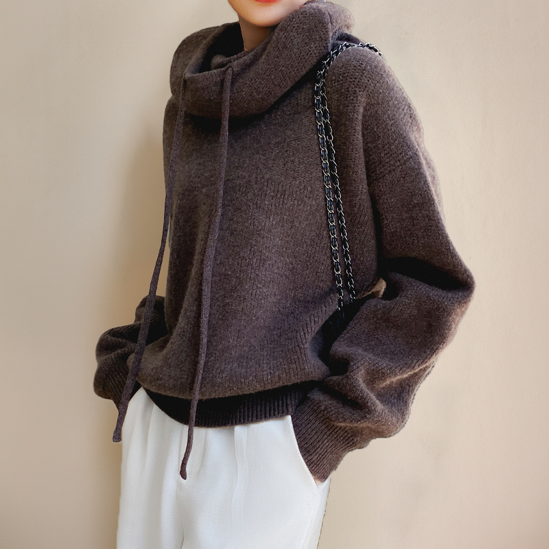 Roxane™ | Pull en laine mérinos à col cheminée