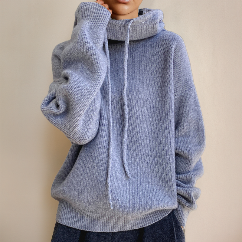 Roxane™ | Pull en laine mérinos à col cheminée