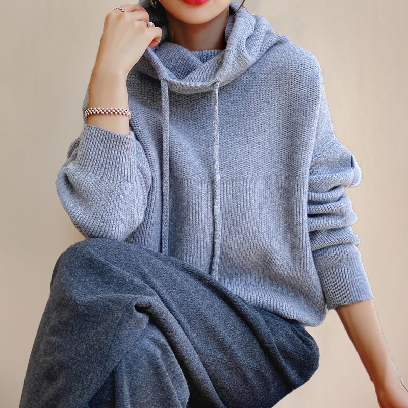 Roxane™ | Pull en laine mérinos à col cheminée