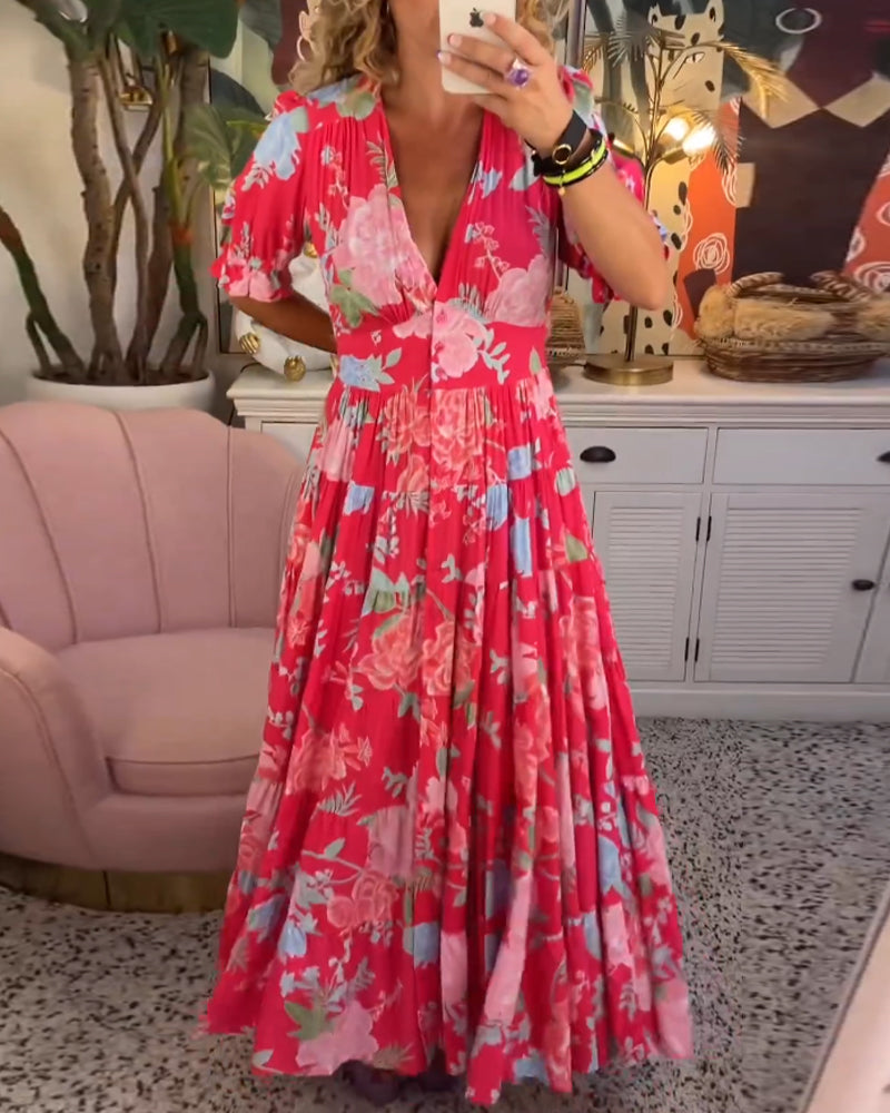 Tessa™ | Robe à imprimé floral avec poches
