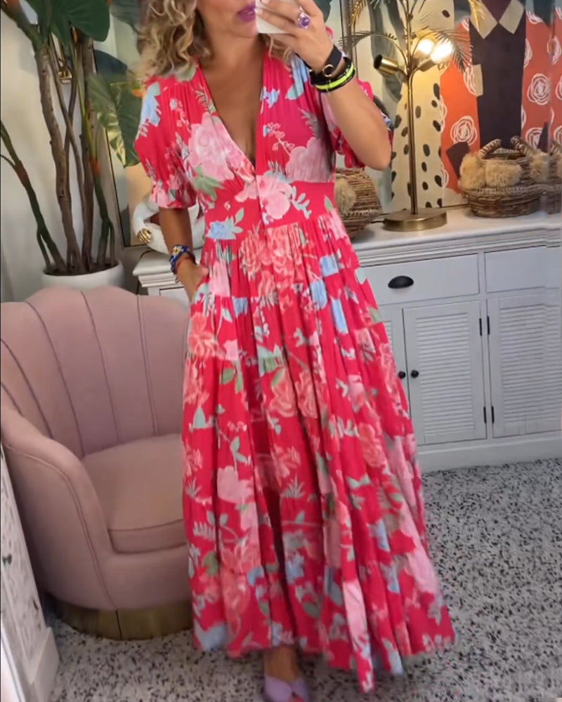 Tessa™ | Robe à imprimé floral avec poches