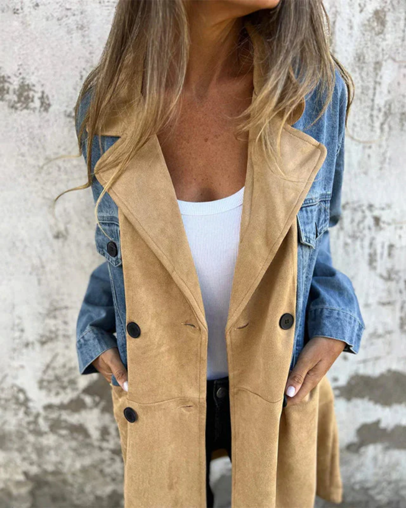 Astrid™ | Manteau en denim pour femme