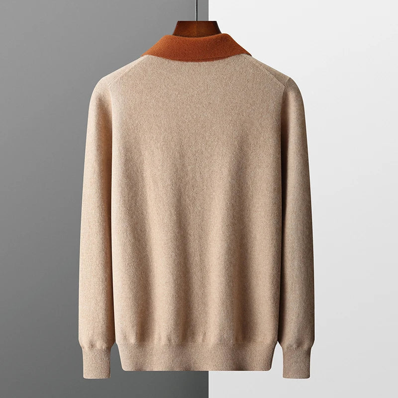 Riviera Paris™ | POLO 100% CACHEMIRE ZIPPÉ