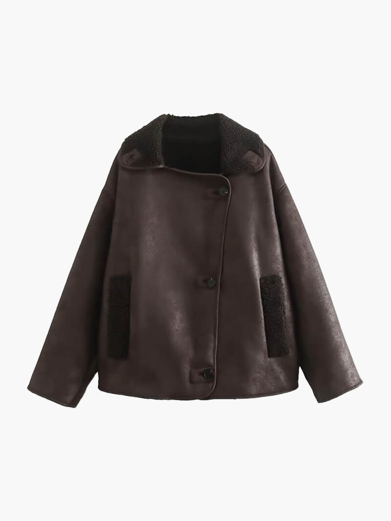 Riviera Paris™ | Veste Laila en Similicuir