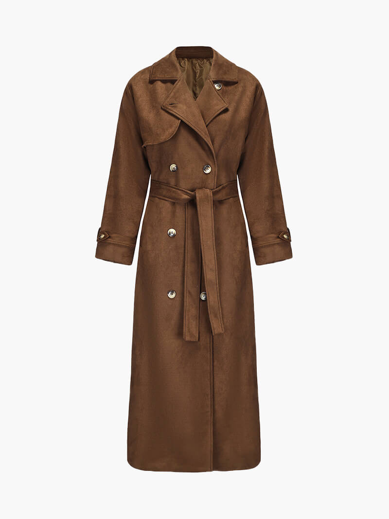 Molly™ | Trench en suédine Molly