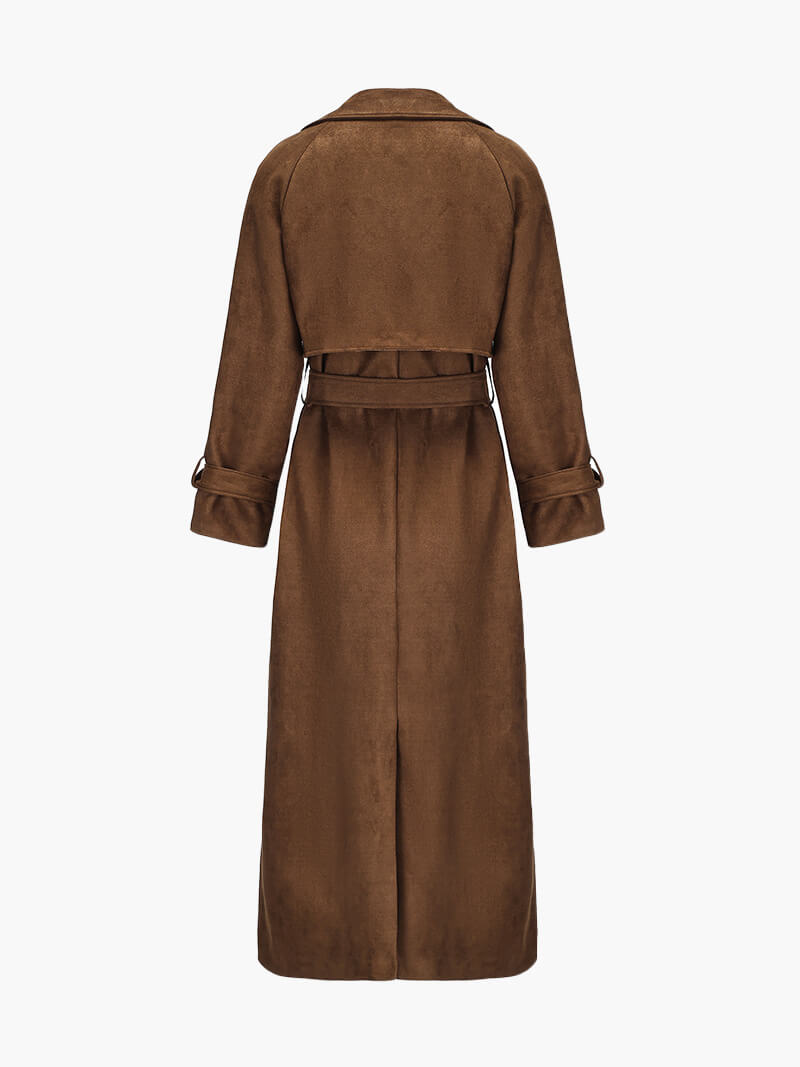 Molly™ | Trench en suédine Molly