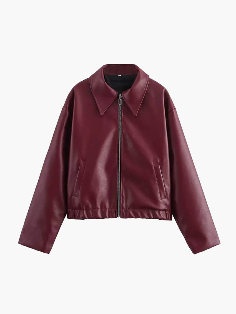 Riviera Paris™ | Veste en cuir Romy
