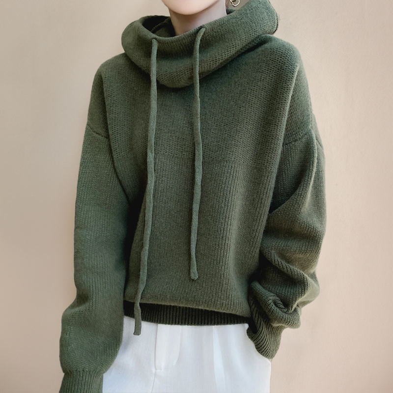 Roxane™ | Pull en laine mérinos à col cheminée