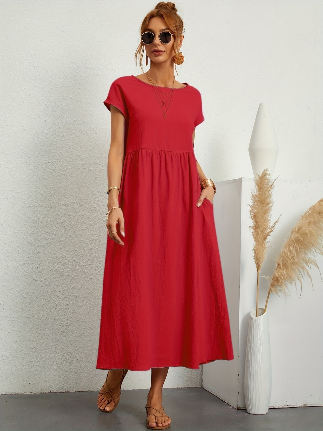 Zalora™ |  Robe Casual Col V